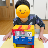 小2・10月の工作①自動販売機